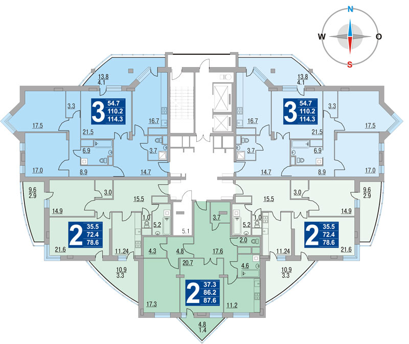 жилой комплекс кунцевская дом 6 планировки квартир москва