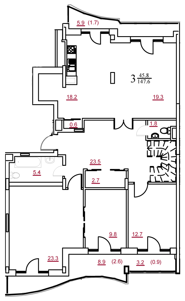 планировки квартир жк петрово-дальнее красногорск