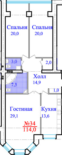 Жилой комплекс Берег в Химкинском городском округе планировки квартир