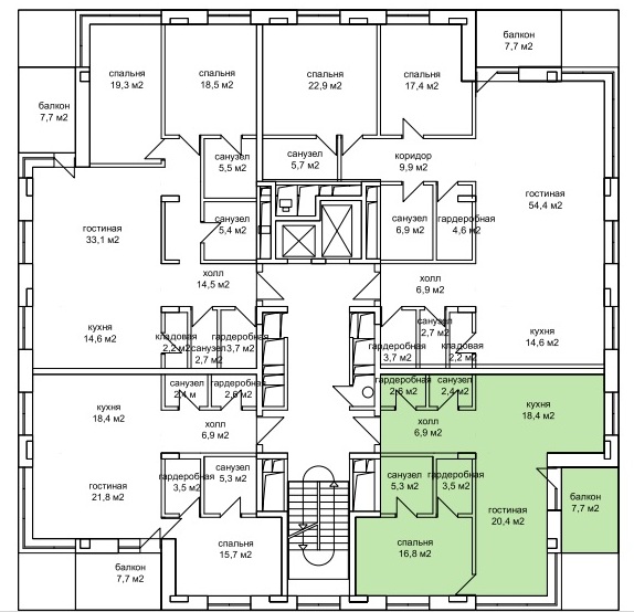 Жилой комплекс Рублево Парк планировки квартир
