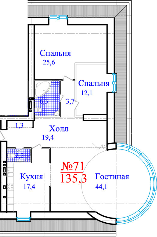 Жилой комплекс Берег в Химкинском городском округе планировки квартир