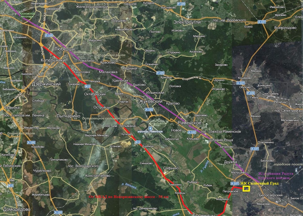 Жилой комплекс Радоград (Солнечный Град) Воскресенский район поселок Ворщиково