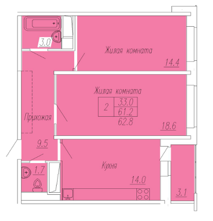 Жилой комплекс Спутник в городе Мытищи по улице Институтская планировки квартир