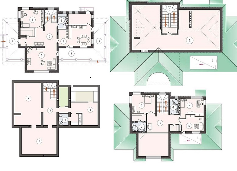 Жилой комплекс Крона планировки домов