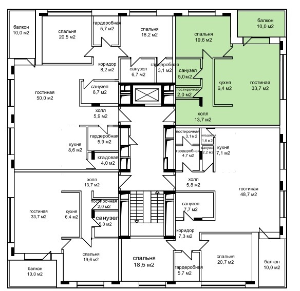 Жилой комплекс Рублево Парк планировки квартир