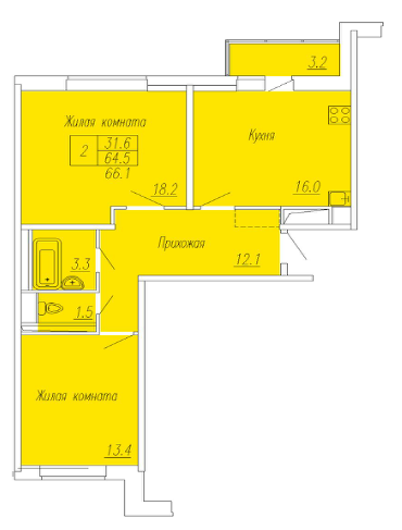Жилой комплекс Спутник в городе Мытищи по улице Институтская планировки квартир