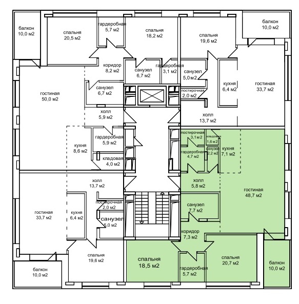 Жилой комплекс Рублево Парк планировки квартир