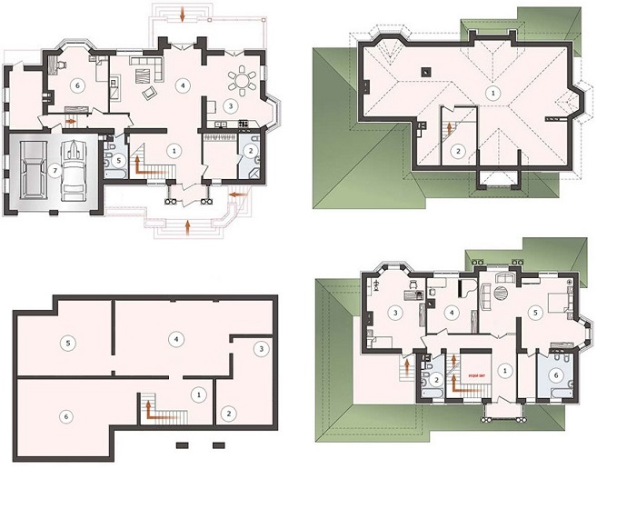 Жилой комплекс Крона планировки домов