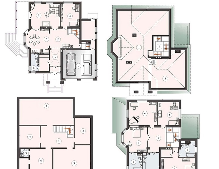 Жилой комплекс Крона планировки домов