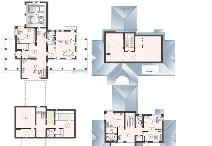 Жилой комплекс Крона планировки домов