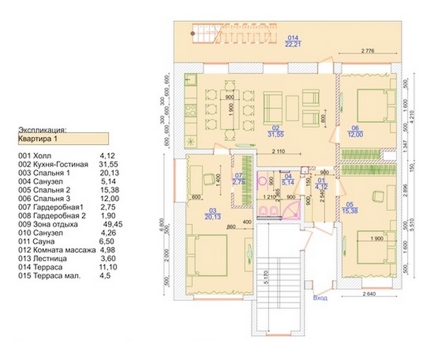 Жилой комплекс Заповедное озеро двухуровневых квартир, таунхаусов и коттеджей на берегу озера Круглое в Дмитровском районе Московской области планировки квартир