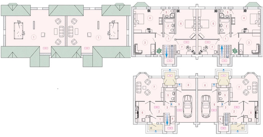 Жилой комплекс Крона планировки домов