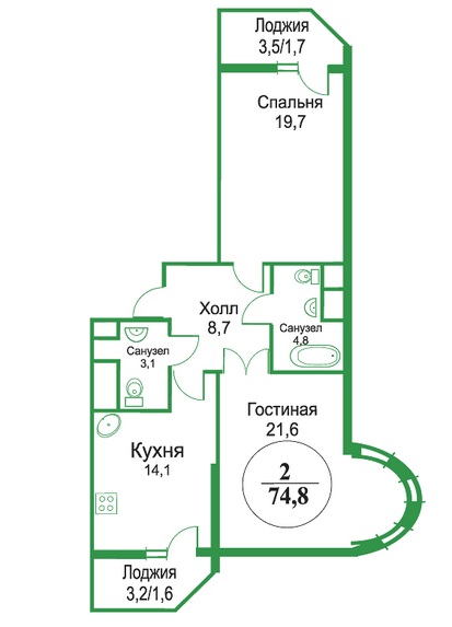красногорская ривьера красногорск московская область подмосковье жк готовые квартиры планировки