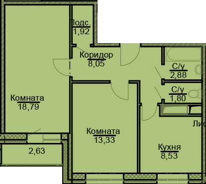 Жилой комплекс Быково Эко-квадрат Раменский район Подмосковье планировки квартир
