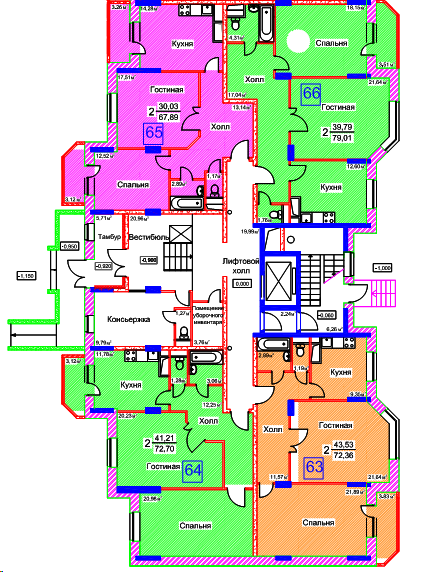 Жилой комплекс Видное парк на улице Радиальная в городе Видное планировки квартир